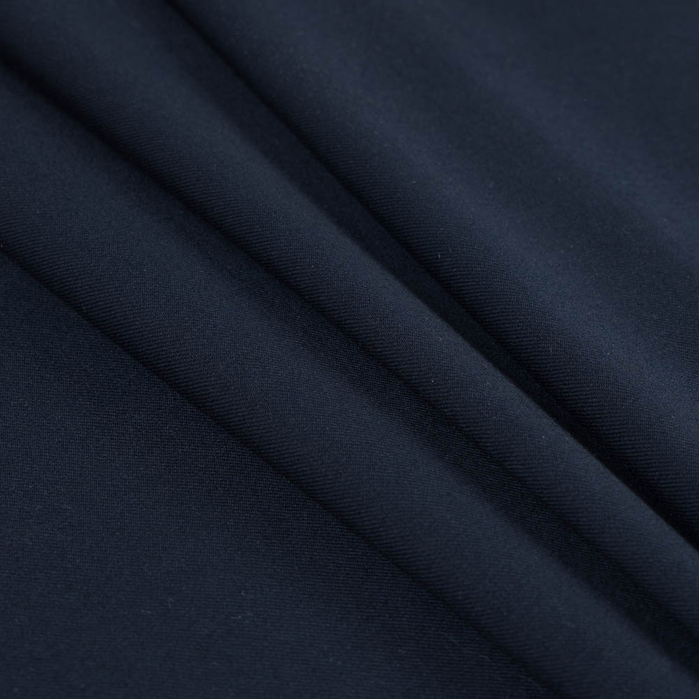 Super 120 Merino Wool Twill Suiting - Navy