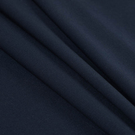 Super 120 Merino Wool Twill Suiting - Navy