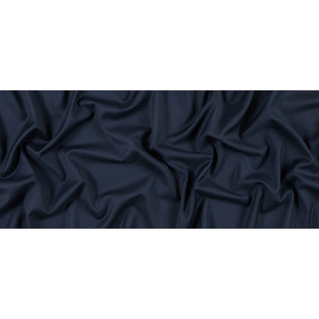 Super 120 Merino Wool Twill Suiting - Navy