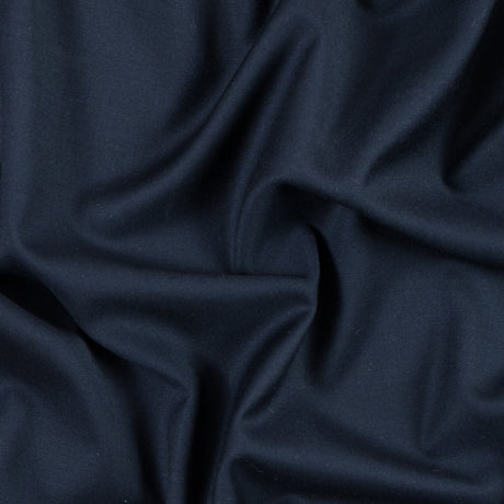 Super 120 Merino Wool Twill Suiting - Navy