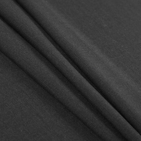 Super 120 Merino Wool Twill Suiting - Heathered Gray