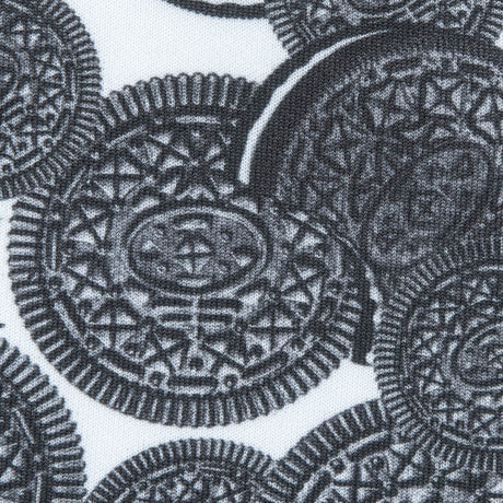 Chocolate Sandwich Cookie Digitally Printed Stretch Neoprene/Scuba Knit