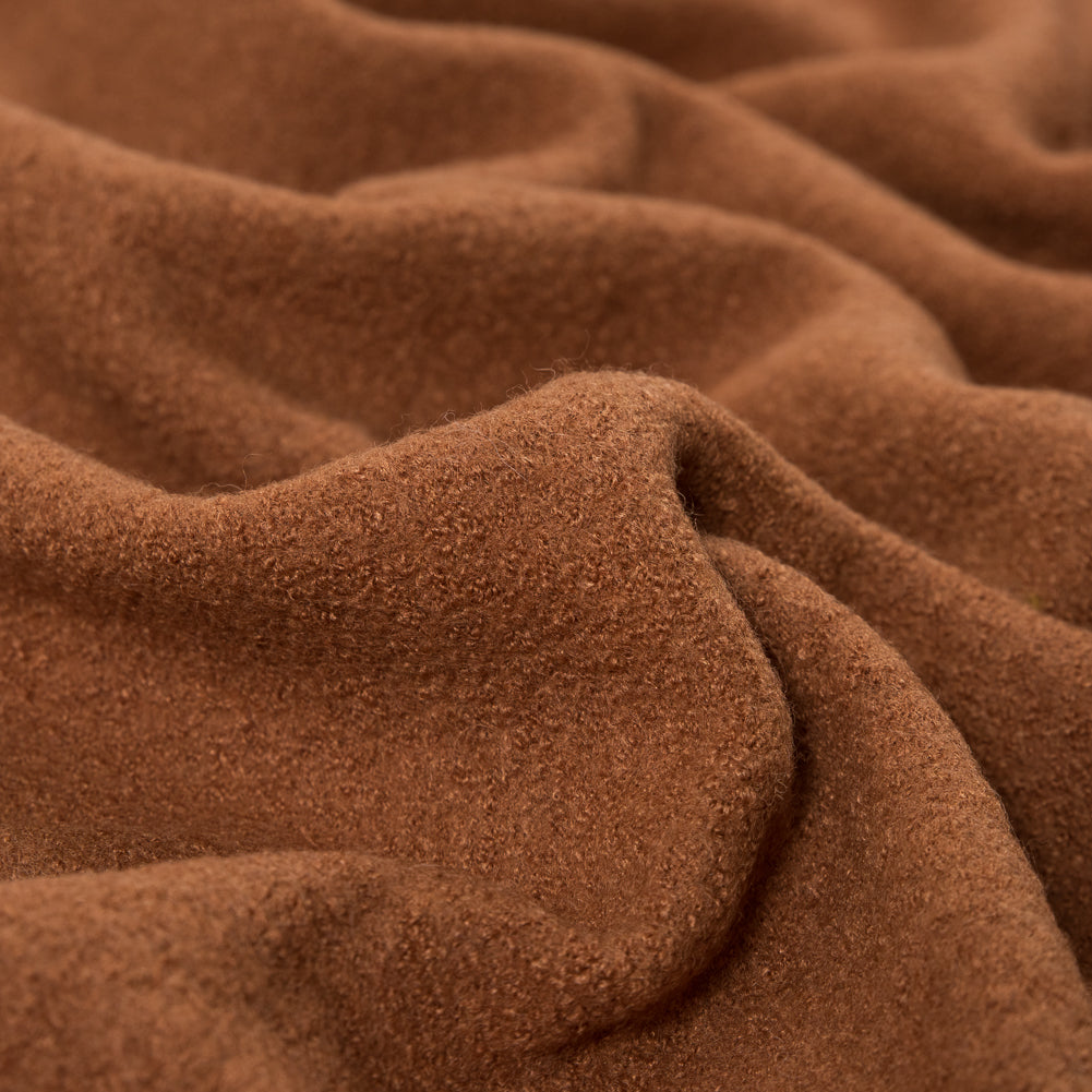 Boiled Wool Coating Fabric - Adobe Brown - Ketil Collection