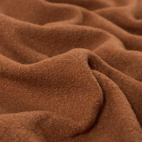 Boiled Wool Coating Fabric - Adobe Brown - Ketil Collection