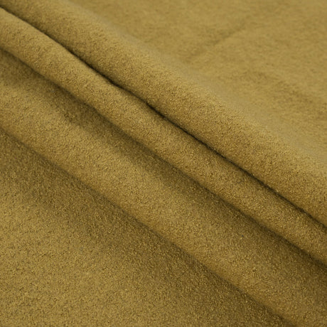 Boiled Wool Coating Fabric - Golden Olive - Ketil Collection