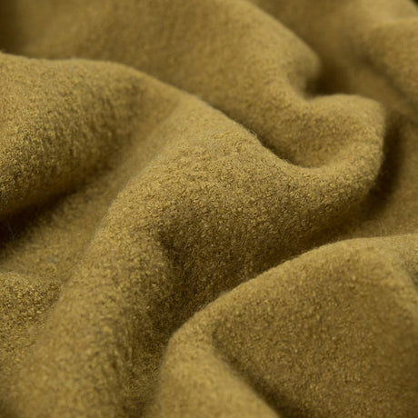 Boiled Wool Coating Fabric - Golden Olive - Ketil Collection