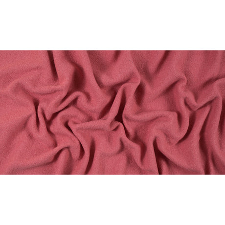 Boiled Wool Coating Fabric - Strawberry Pink - Ketil Collection