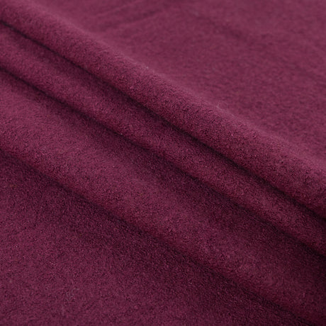 Boiled Wool Coating Fabric - Amaranth Purple - Ketil Collection