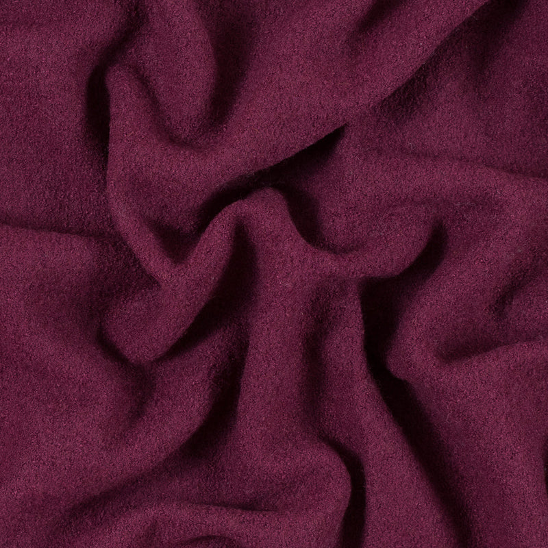 Boiled Wool Coating Fabric - Amaranth Purple - Ketil Collection