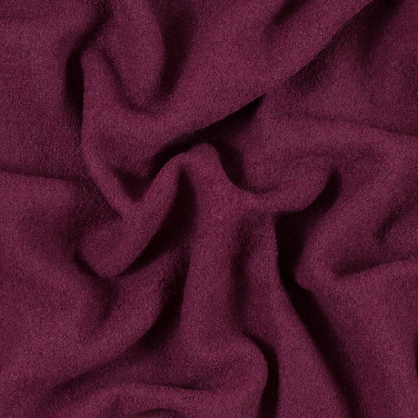Boiled Wool Coating Fabric - Amaranth Purple - Ketil Collection