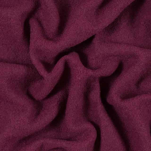 Boiled Wool Coating Fabric - Amaranth Purple - Ketil Collection