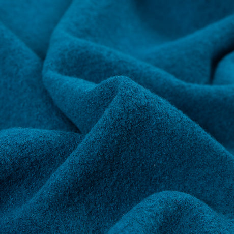Boiled Wool Coating Fabric - Turkish Tile Blue - Ketil Collection