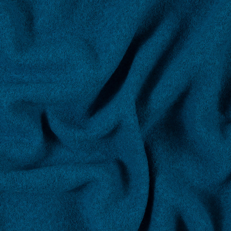 Boiled Wool Coating Fabric - Turkish Tile Blue - Ketil Collection