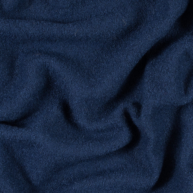 Boiled Wool Coating Fabric - Twilight Blue - Ketil Collection