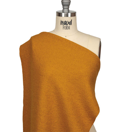 Boiled Wool Coating Fabric - Sunflower Yellow - Ketil Collection
