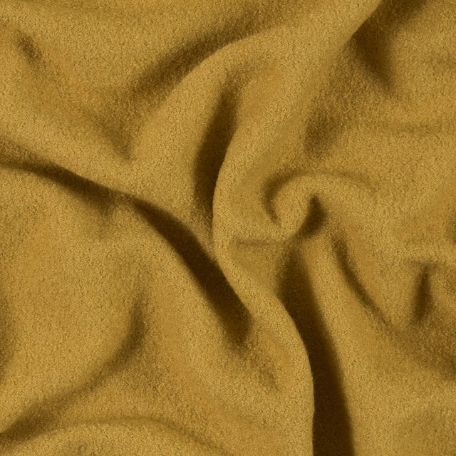 Boiled Wool Coating Fabric - Honey Yellow - Ketil Collection