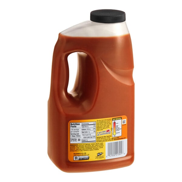 Frank's RedHot Spicy Maple Wing Hot Sauce 0.5 Gallon - 4/Case