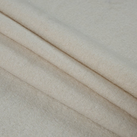 Boiled Wool Coating Fabric - Antique White - Ketil Collection