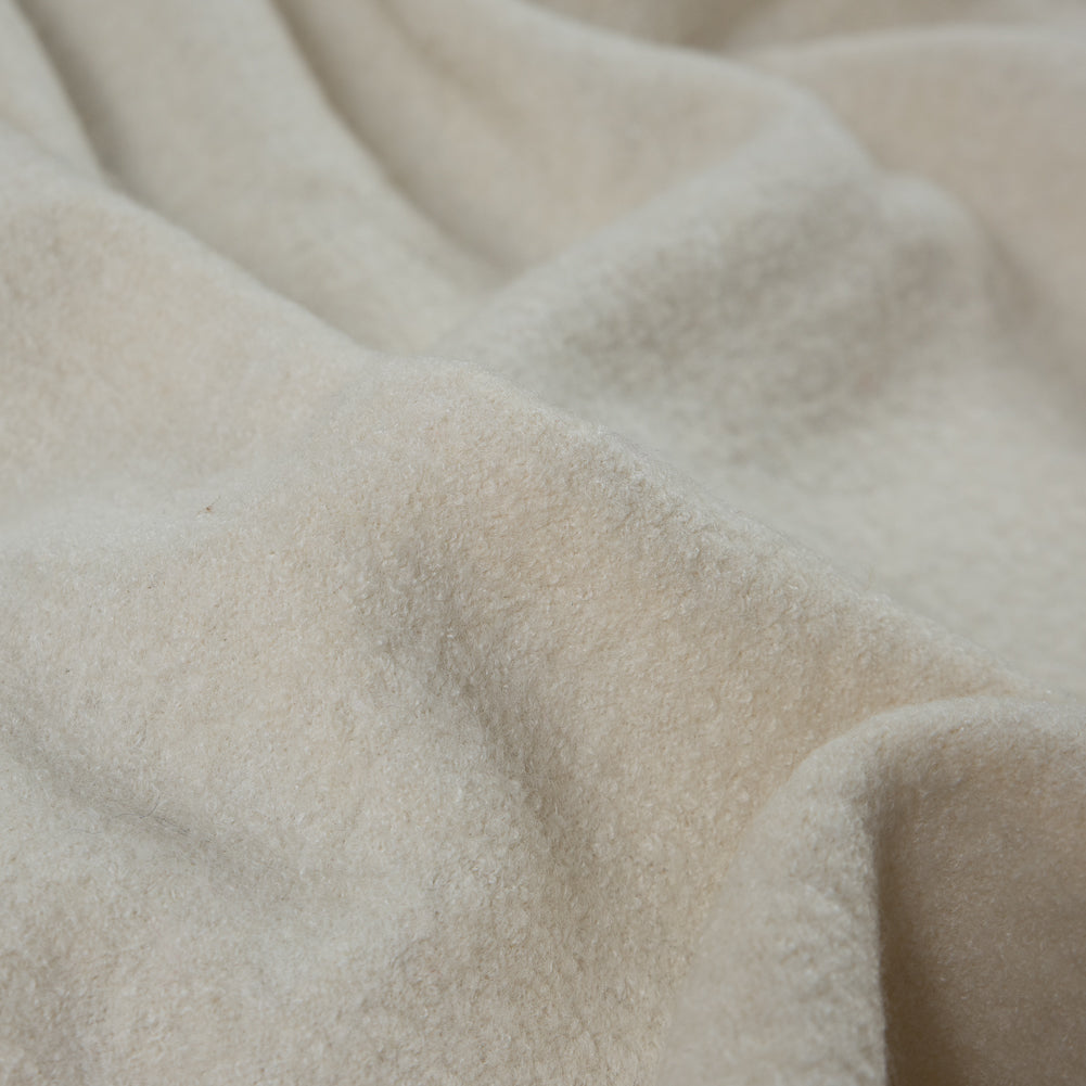 Boiled Wool Coating Fabric - Antique White - Ketil Collection