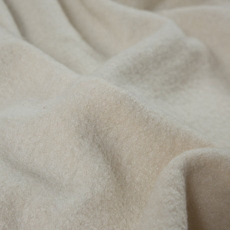 Boiled Wool Coating Fabric - Antique White - Ketil Collection