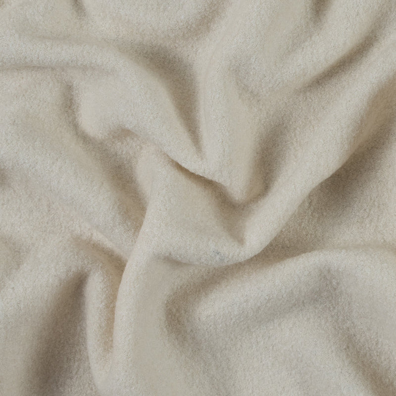 Boiled Wool Coating Fabric - Antique White - Ketil Collection