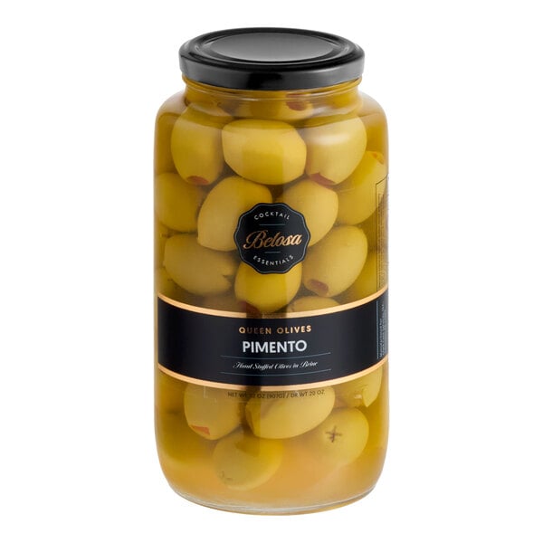 Belosa Pimento Stuffed Queen Olives 32 oz. (20 oz. Dr. Wt.)