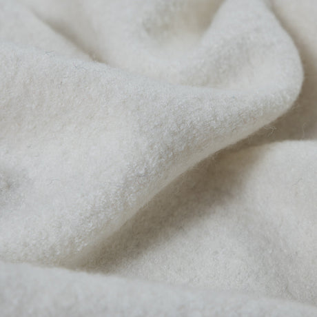 Boiled Wool Coating Fabric - Whisper White - Ketil Collection