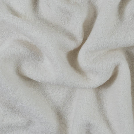 Boiled Wool Coating Fabric - Whisper White - Ketil Collection