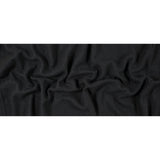 Boiled Wool Coating Fabric - Black - Ketil Collection