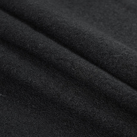 Boiled Wool Coating Fabric - Black - Ketil Collection