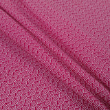 Bright Rose Geometric Printed Nylon Spandex