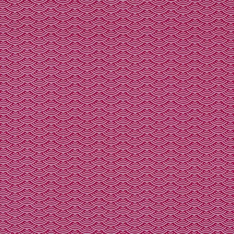 Bright Rose Geometric Printed Nylon Spandex