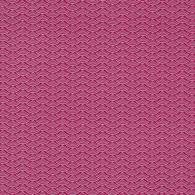 Bright Rose Geometric Printed Nylon Spandex