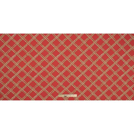 Fiesta Orange and Taffy Bamboo Printed Polyester Jersey