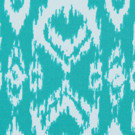 Spectra Green Ikat Printed Polyester Spandex