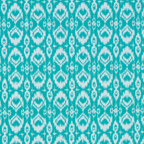 Spectra Green Ikat Printed Polyester Spandex