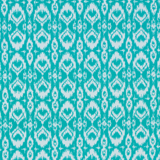 Spectra Green Ikat Printed Polyester Spandex