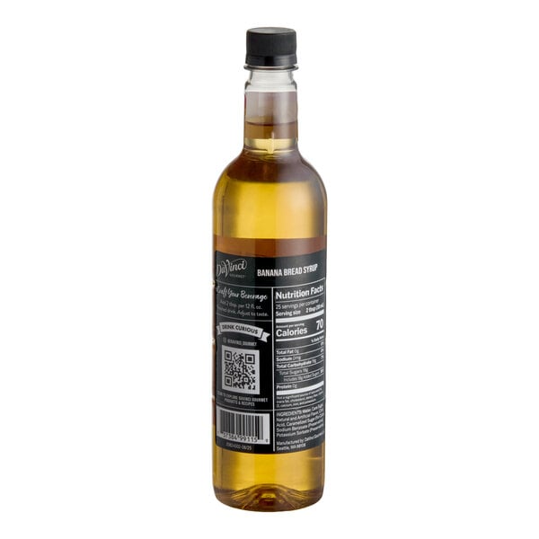 DaVinci Gourmet Classic Banana Bread Flavoring Syrup 750 mL
