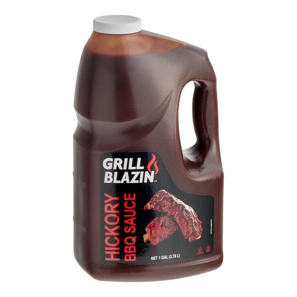 AAK Grill Blazin' BBQ Sauce Jar 1 Gallon - 4/Case