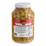 Spanish Stuffed Queen Olives 9 lb. (5 lb. Dr. Wt.) - 110/120 Count - 4/Case
