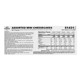 Cuisine Innovations Mini Assorted Cheesecake 1 oz. - 60/Case