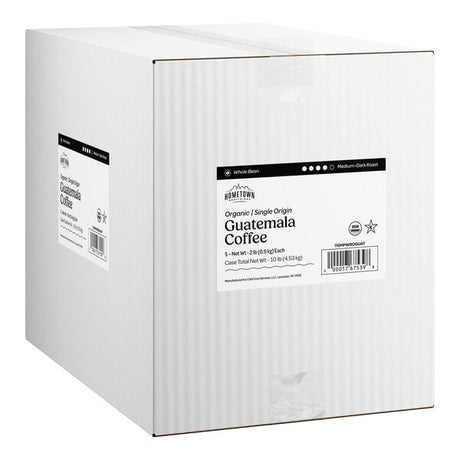 Hometown Provisions Organic Guatemalan Whole Bean Coffee 2 lb. - 5/Case