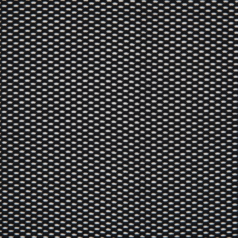 Italian Black Netting Fused to a Birch Jersey