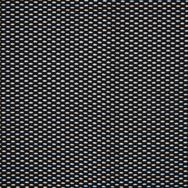 Italian Black Netting Fused to a Birch Jersey