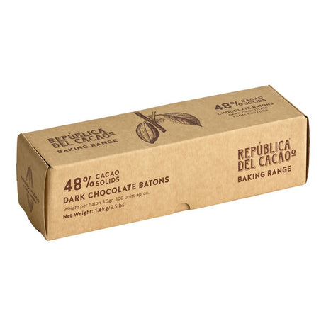 Republica Del Cacao 48% Dark Chocolate Batons - 2,100/Case