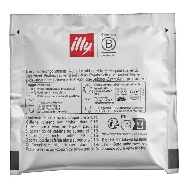 illy Decaf Classico Single Serve Espresso Pods - 18/Box