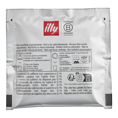illy Decaf Classico Single Serve Espresso Pods - 18/Box