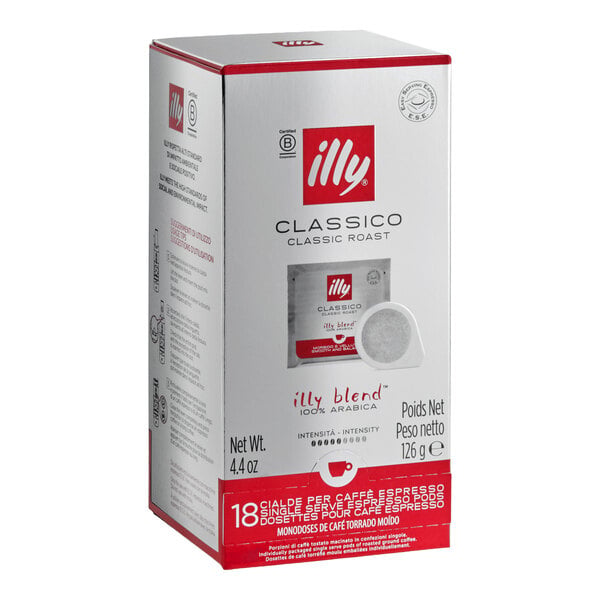 illy Classico Single Serve Espresso Pods - 18/Box