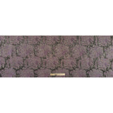 Metallic Pink, Nude and Black Abstract Brocade