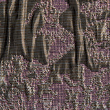 Metallic Pink, Nude and Black Abstract Brocade